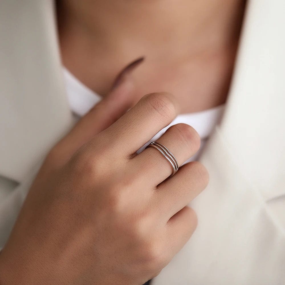 Bague Trois Rangs