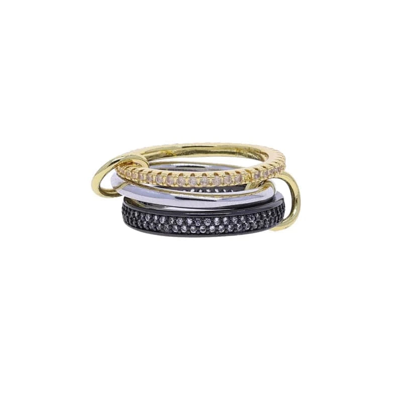 Bagues Fines à Accumuler