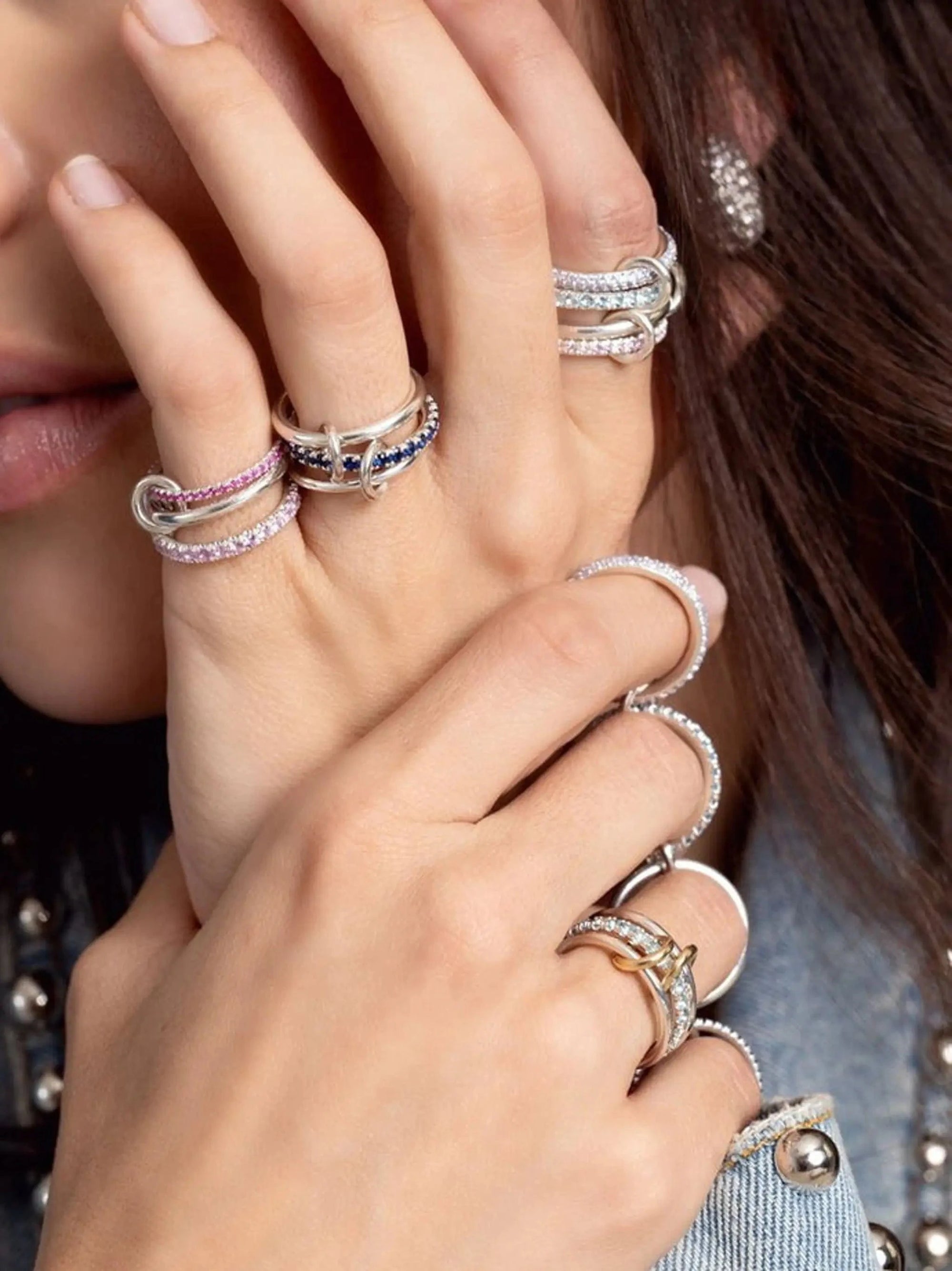 Bagues Fines à Accumuler