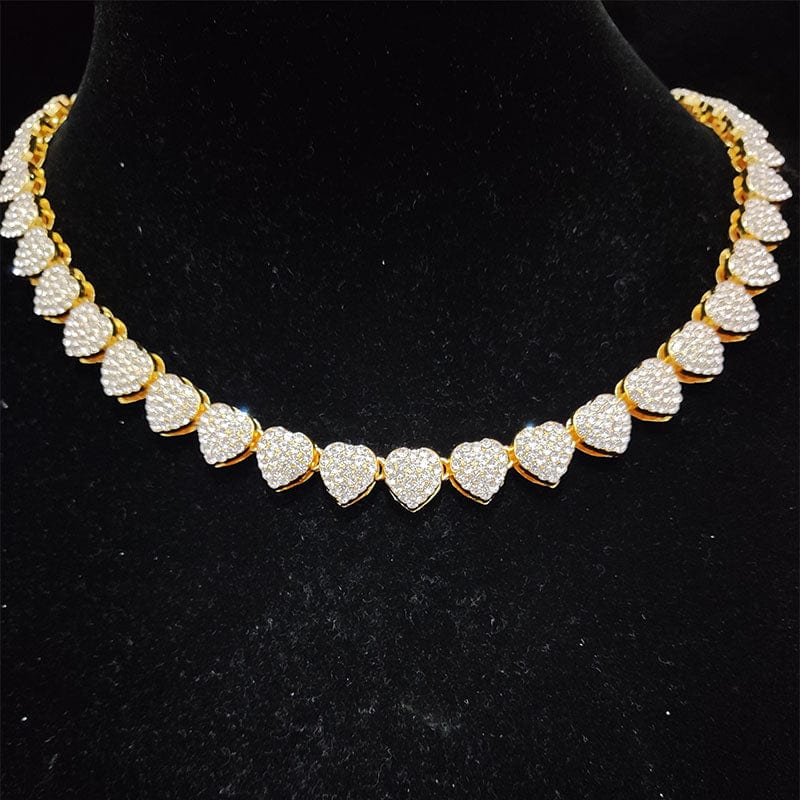 Bijoux rappeur américain coeur