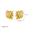 Boucle d&#39;Oreille Acier Inoxydable