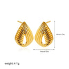 Boucle d&#39;Oreille Acier Inoxydable