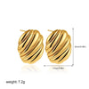 Boucle d&#39;Oreille Acier Inoxydable