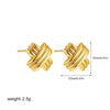 Boucle d&#39;Oreille Acier Inoxydable
