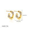 Boucle d&#39;Oreille Acier Inoxydable