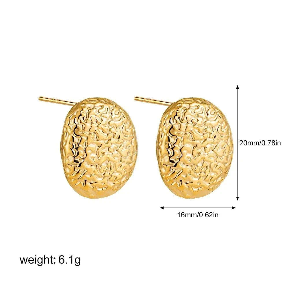 Boucle d&#39;Oreille Acier Inoxydable