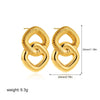 Boucle d&#39;Oreille Acier Inoxydable