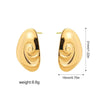 Boucle d&#39;Oreille Acier Inoxydable