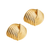Boucle d'Oreille Acier Inoxydable Or