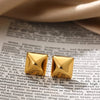Boucle d&#39;Oreille Acier Inoxydable Or
