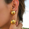 Boucle d&#39;Oreille Acier Inoxydable Or