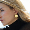Boucle d&#39;Oreille Acier Inoxydable Or