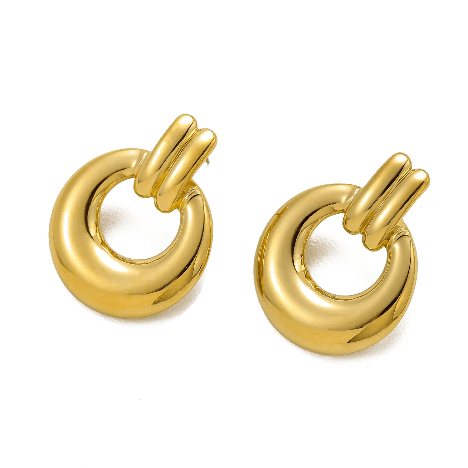 Boucle d'Oreille Acier Inoxydable Pendante