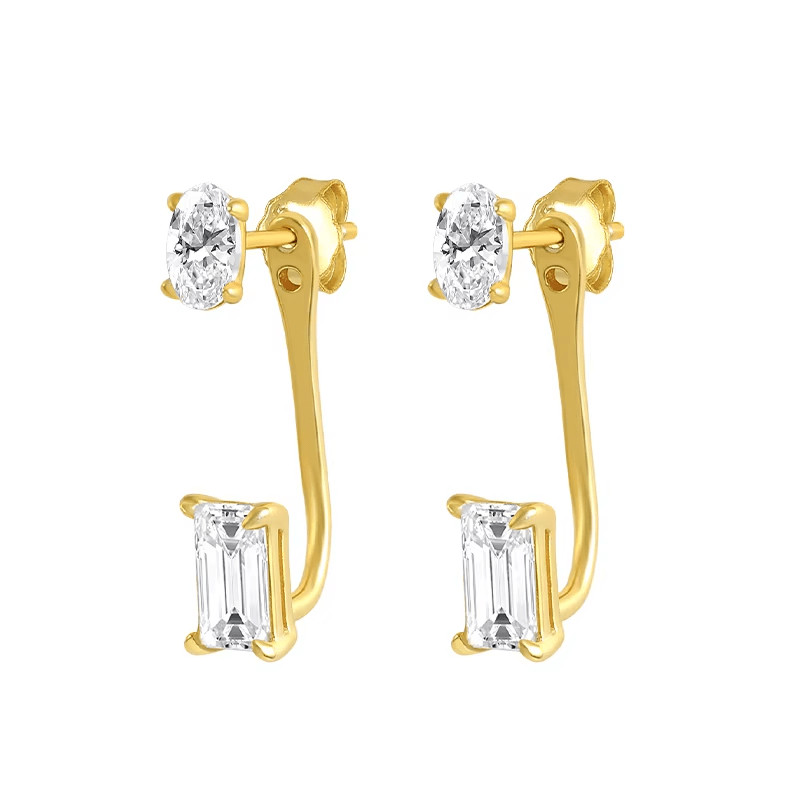 Boucle d'Oreille Contour Lobe