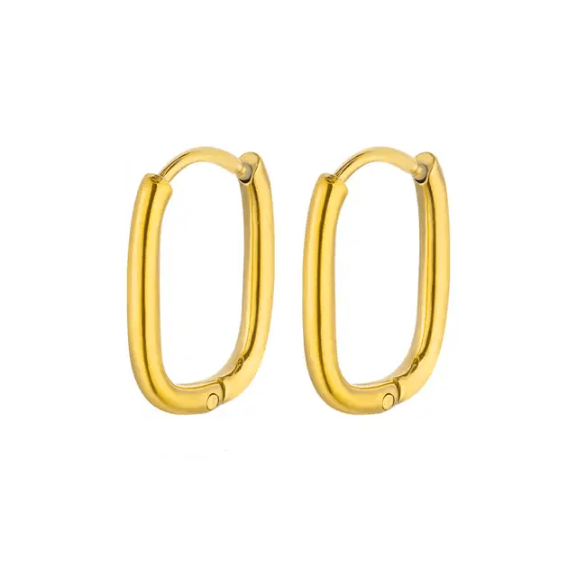 Boucle d'Oreille Créole Carré