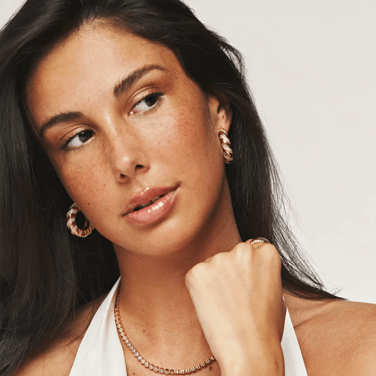 Boucle d'Oreille Créole Tendance