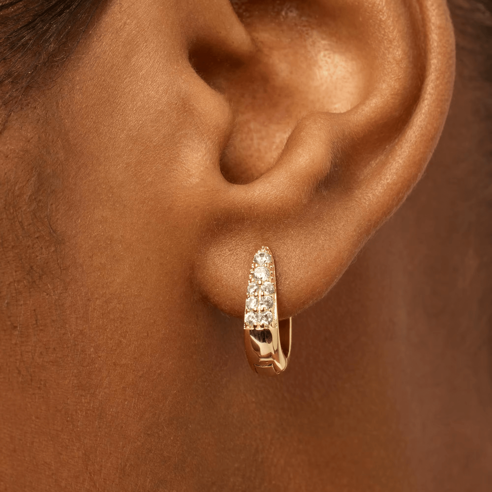 Boucle d'Oreille Croissant de Lune