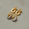 Boucle d&#39;Oreille Double Anneaux