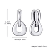 Boucle d&#39;Oreille Double Anneaux