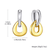 Boucle d&#39;Oreille Double Anneaux