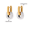Boucle d&#39;Oreille Double Anneaux