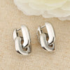 Boucle d&#39;Oreille Double Anneaux