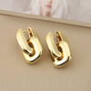 Boucle d&#39;Oreille Double Anneaux