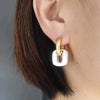 Boucle d&#39;Oreille Double Anneaux