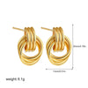 Boucle d Oreille en Acier Inoxydable