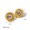 Boucle d&#39;Oreille Femme Acier Inoxydable