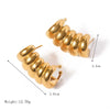 Boucle d&#39;Oreille Femme Acier Inoxydable