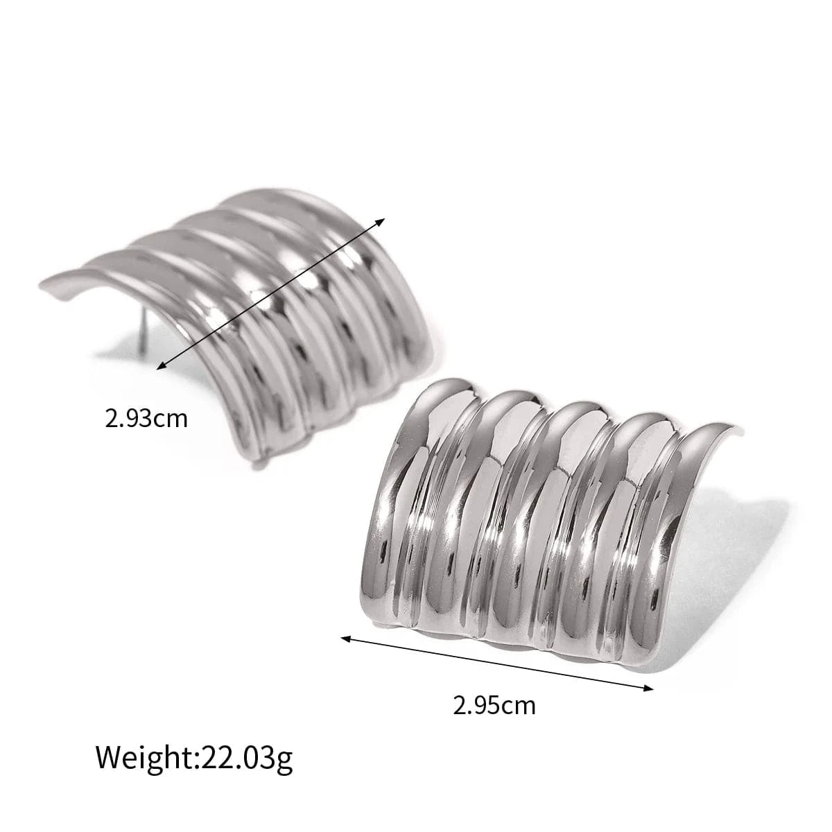 Boucle d&#39;Oreille Femme Acier Inoxydable