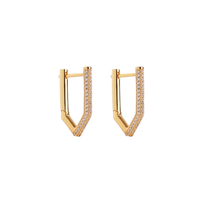 Boucle d'Oreille Géométrique