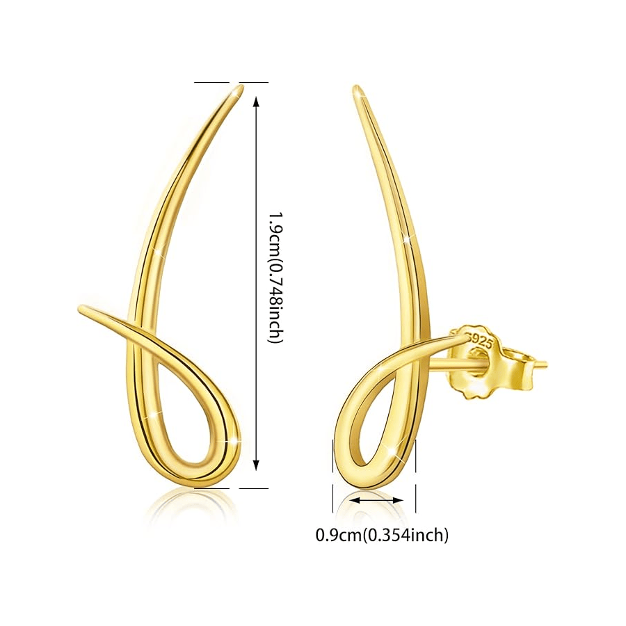 Boucle d'Oreille Grimpante Noeud