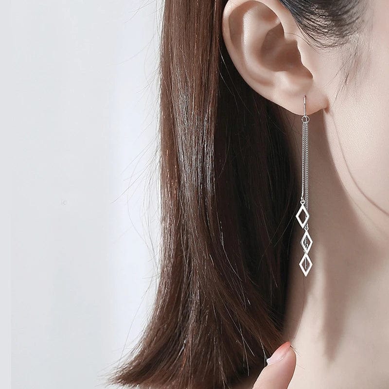 Boucle d'Oreille Losange