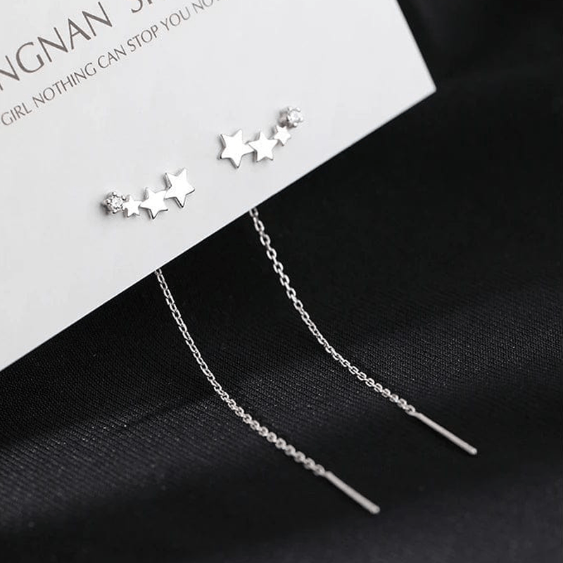 Boucle d&#39;oreille montante fantaisie