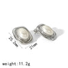 Boucle d&#39;Oreille Or avec Pierre