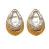 Boucle d&#39;Oreille Pendante Bicolore