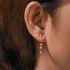 Boucle d&#39;Oreille Pendante Derriere