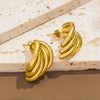 Boucle d&#39;Oreille Pendante Forme Geometrique