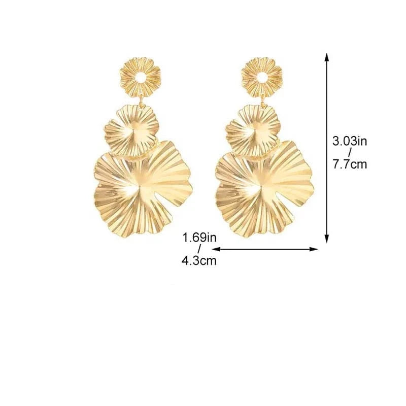 Boucle d&#39;Oreille Pendante Or