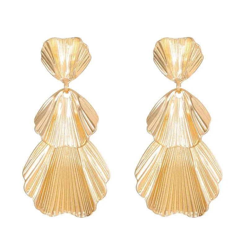 Boucle d'Oreille Pendante Or