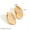Boucle d Oreille Pendante Pierre