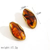 Boucle d Oreille Pendante Pierre