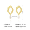 Boucle d&#39;Oreille Perle Pendante Or