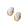 Boucle d&#39;Oreille Pierre Blanche