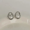 Boucle d&#39;Oreille Pierre Blanche