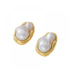 Boucle d&#39;Oreille Pierre Blanche