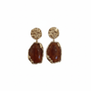 Boucle d&#39;Oreille Pierre Pendante