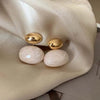 Boucle d&#39;Oreille Ronde Pendante